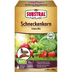 Substral Schneckenkorn Naturen Limex Bio, besonders regenfest, Streugranulat mit Eisen-III-Phosphat, 500 g für 167 m²