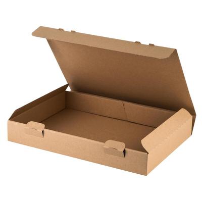 VEPATIM 25x Versandkarton 343x250x49mm schnelle Aufrichtung mit Steckverschluss Maxibrief und Warensendung braun