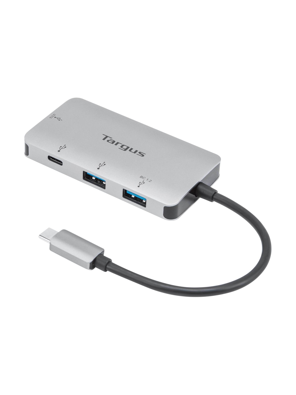Targus USB-C MP H w 2xUSB A 2xUSB-C USB-Hubs - 4 - Grau