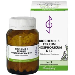 Biochemie 3 Ferrum phosphoricum D 12 Tab 500 St