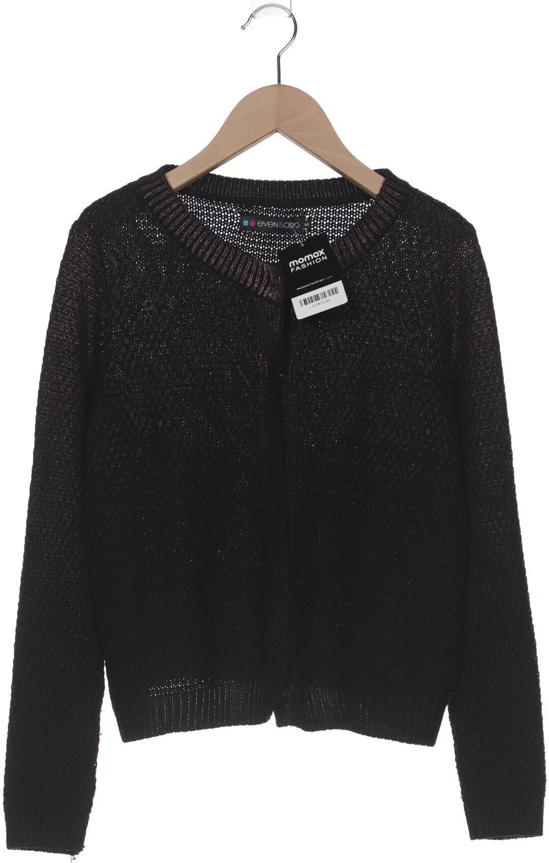 even odd Damen Strickjacke, Schwarz, Gr. S, Synthetik - Second Hand