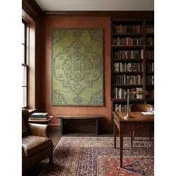 Hochflorteppich Orient Grün 200 x 290 cm - TINGIR   Kadima Design