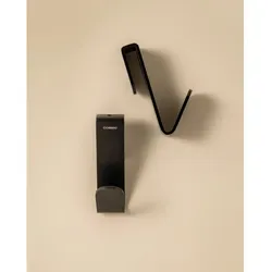 Cosmic Architect S+ Duschhaken WJC235A0023036 2er Set, schwarz matt