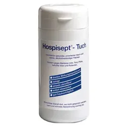 Lysoform Hospisept-Tuch 100 Stück Desinfektionstücher Spenderdose mit getränkten Tüchern