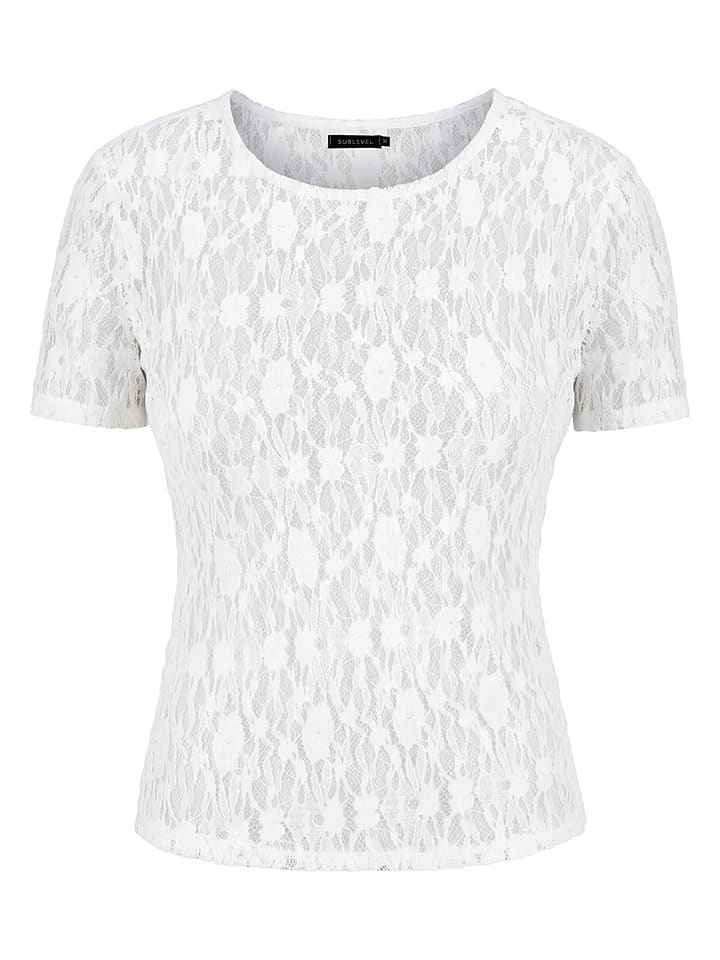 Sublevel Bluse in Weiß - S