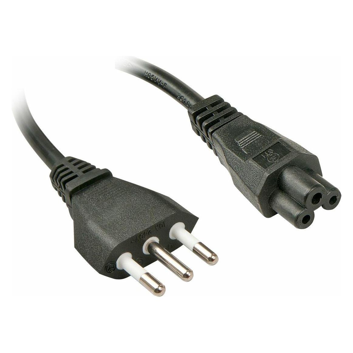 Lindy Italienisches Netzkabel für Notebooks (2 m) (30408)