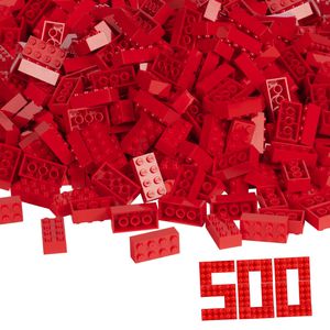 Simba-Blox 104118922 rote Bausteine, ab 4 Jahre, 500 Teile