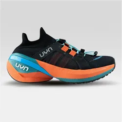 UYN Neuron Trailrunning-Schuhe mit orangefarbener Sohle Herren B000 - black 45.5