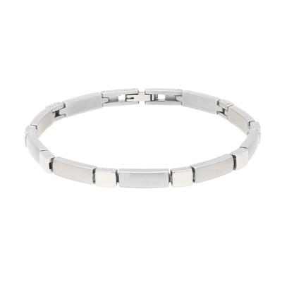 Gliederarmband TITANIA "Titanarmband", grau (titanfarben), Armbänder, Damen, Titan, Gliederarmband