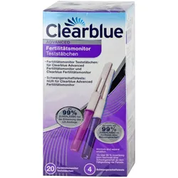 Clearblue, Zyklustracker, Fertilitätsmonitor Advanced Teststäbchen