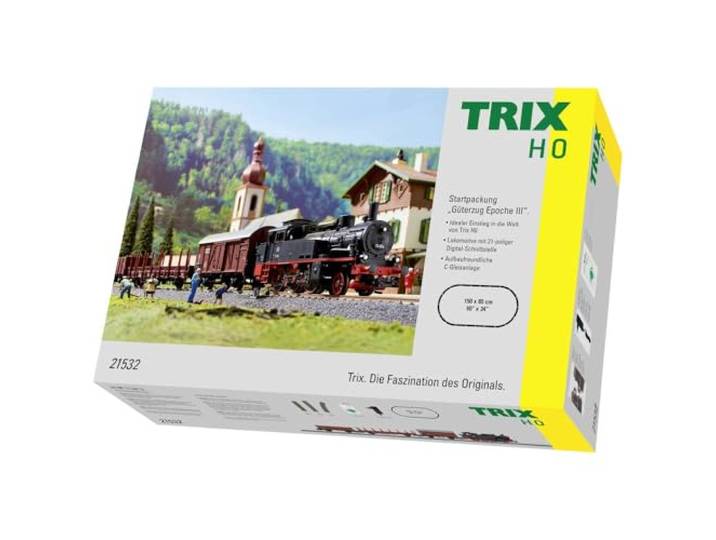 TRIX H0 T21531 Digital Starter Kit Güterzug Epoche III, Verschiedene