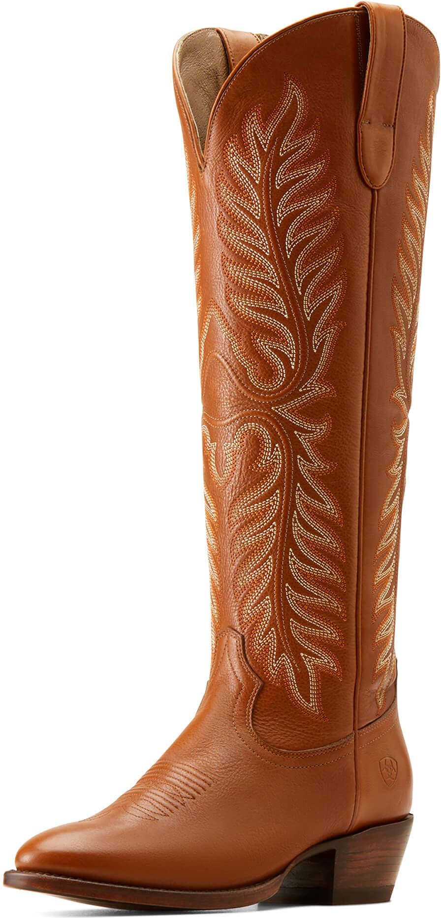 Women's Sterling Margot StretchFit Cowgirl Boots in Sweetest Honey Leather, Size: 5.5 B / Medium by Ariat