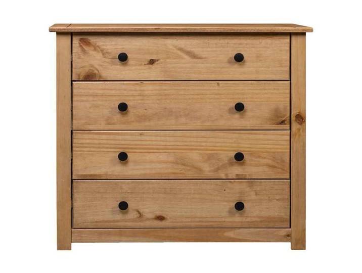“Winter Sale TOP Armoire/Cabinet à tiroirs Brun - Armoire latérale 80x40x73cm Pin Assortiment Panama PRO59081