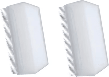 Inspire Picks Double Sided Cat Massage & Grooming Brush Soft Tongue Inspired Cleaning Comb For Cats & Dogs 2pcs