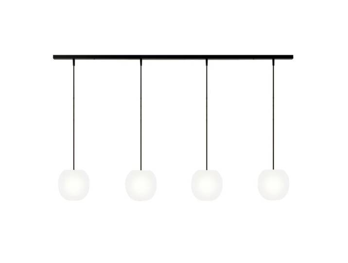 Casablanca Pendelleuchte Acai Linear, aus Opalglas, Esstischlamp