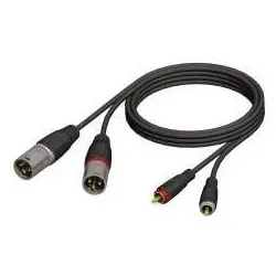 Audiokabel XLR-Chinch Stereo
