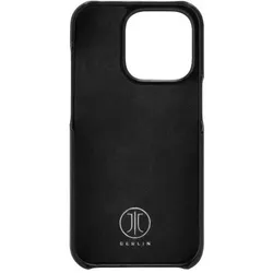 JT Berlin Echtleder Kreuzberg Backcover Apple iPhone 14 Schwarz (Apple iPhone 14), Smartphone Hülle, Schwarz