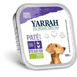 Yarrah Hund Pastete - Huhn & Truthahn bio 150g
