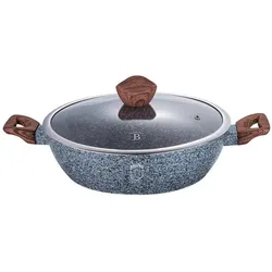 BerlingerHaus GRANITE POT 32cm BH-1202 FOREST LINE, Pfanne + Kochtopf, Braun