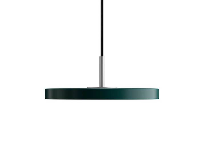 Asteria Pendelleuchte Micro Forest Green/Steel Top - UMAGE - Esszimmer - Metall