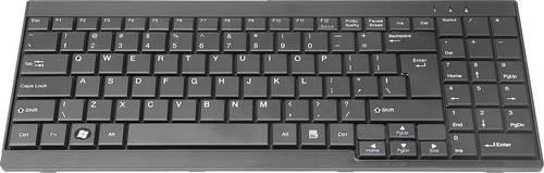 Digitus DS-72000US Kabelgebunden KVM-Tastatur US-Englisch, QWERTY Schwarz