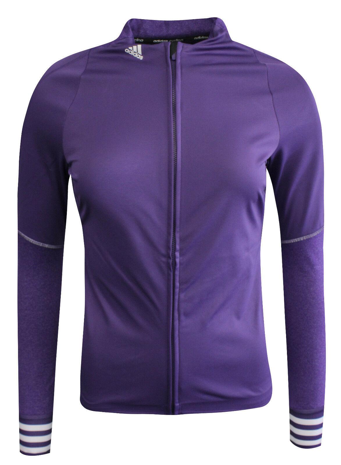Adidas Performance Womens Purple Cycling Track Jacke