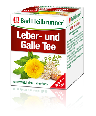 Bad Heilbrunner Naturheilm.GmbH&Co.KG BAD HEILBRUNNER Leber- und Galletee Filterbeutel 8X1.75 g 04250998