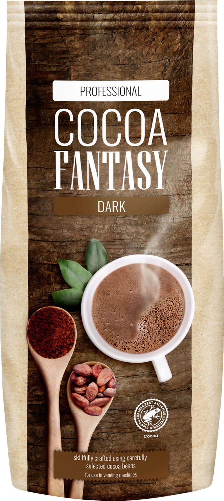 COCOA FANTASY Trinkschokolade DARK, 1 kg 4061040