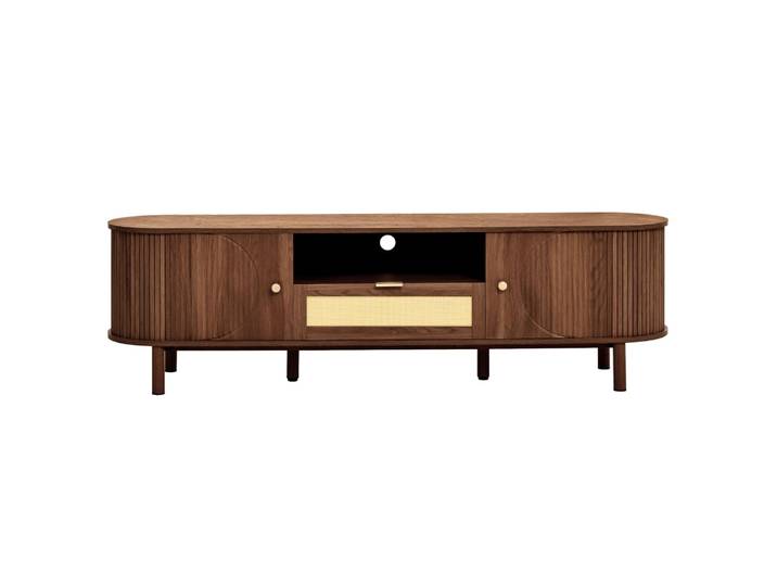 Meuble tv en pin noyer l 175 cm