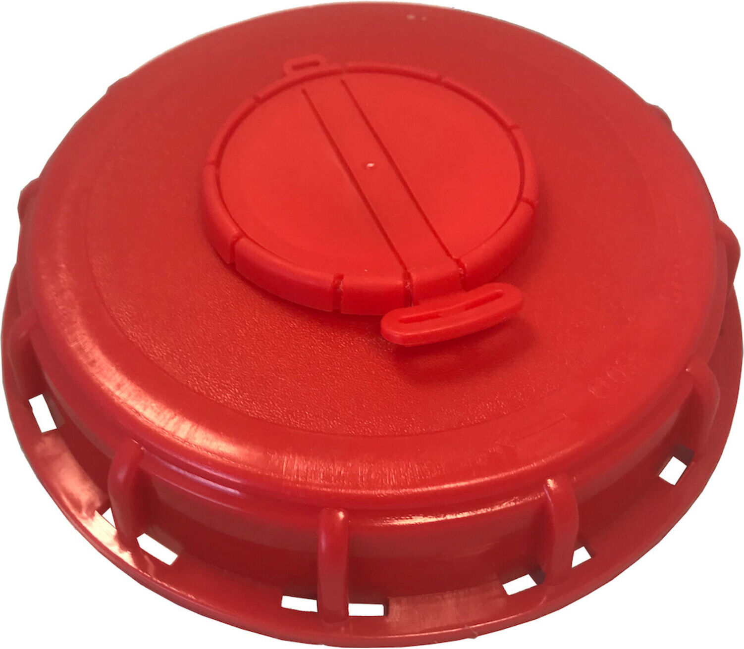 IBC Container-Deckel m. Entlüftung, PP, rot, IG 150mm