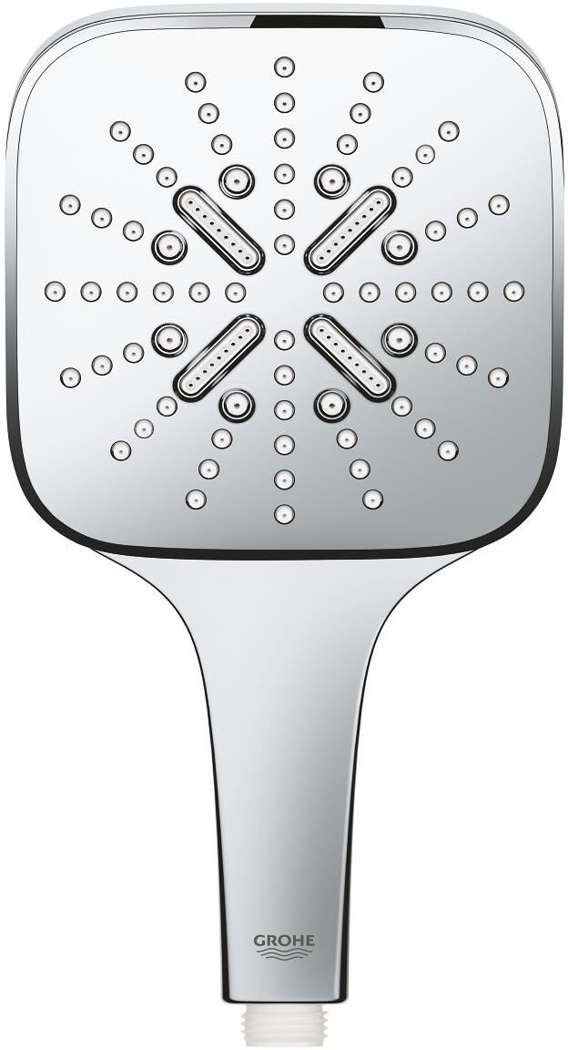 Handbrause GROHE "GROHE Rainshower 130", silber (silberfarben), Duschköpfe, Handbrause silberfarben Einheitsgröße