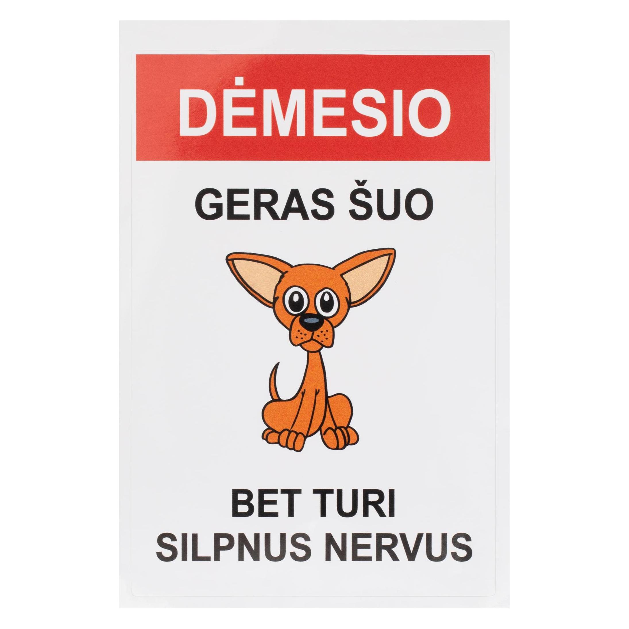 Stabilus STICKER GOOD DOG 120X180MM (1 Sticker) (36519024)