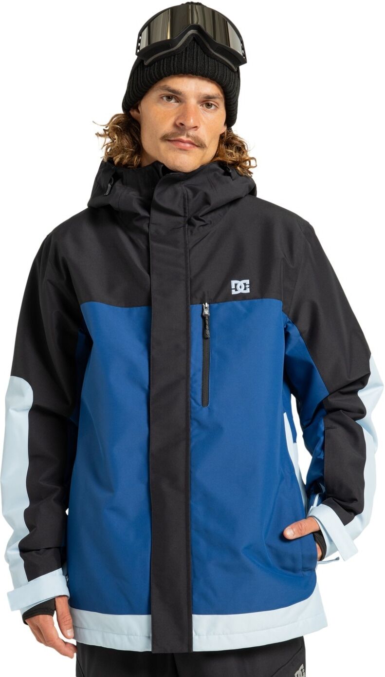 Snowboardjacke DC SHOES "Defiant 10K", Herren, Gr. S, blau (estate blau), Obermaterial: 100% Polyester., Jacken Snowboardjacke