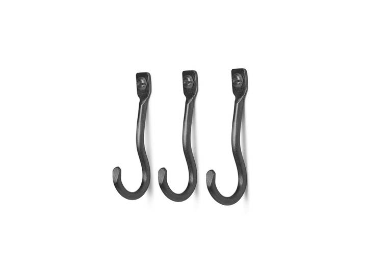 Ferm Living Crochet Curvature Lot de 3 Laiton noir