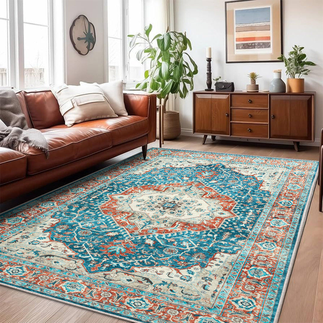 Marlow Home Co. Atilio Vintage Look Shag Area Rug Regal Rectangle 160 x 230 cm