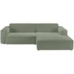 ECKSOFA SAMU Hellgrün Cord