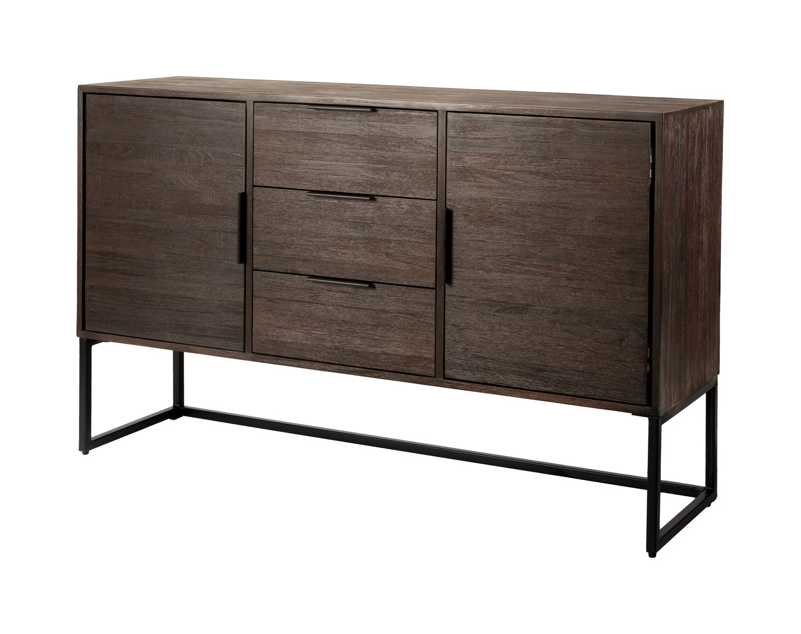 ZILT Dressoir Yasmijn Teakhout Bruin Breedte: 135 cm