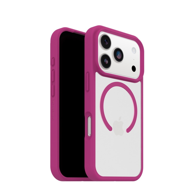OtterBox React MagSafe Apple iPhone 17 Pro Rose Crystal - clear/pink