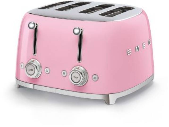 Smeg - Grille-Pain Tsf03pkeu Rose