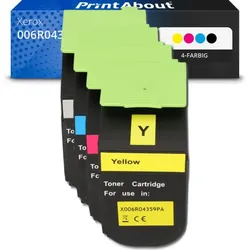 Toner kompatibel mit Xerox 006R04356/57/58/59 - 4-farbig - Multipack