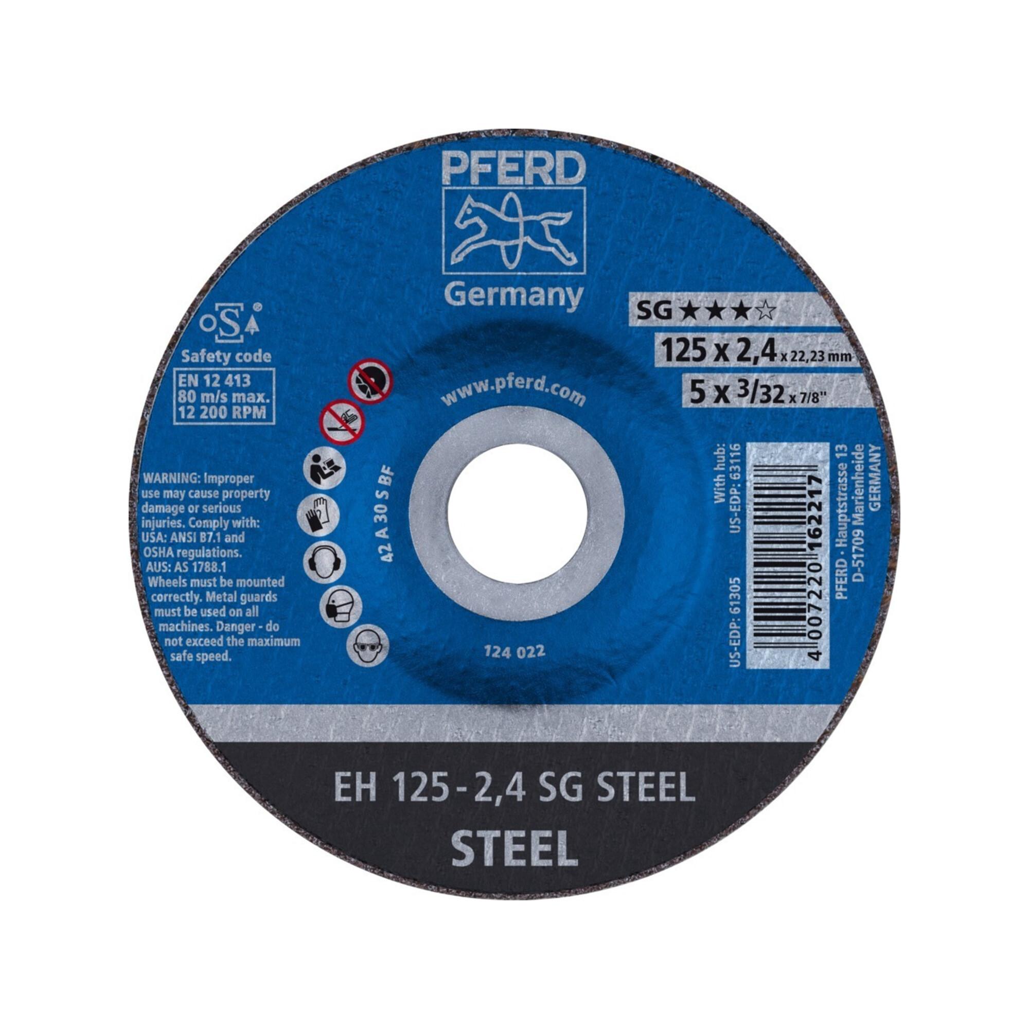 Pferd Trennscheibe gekröpft A30SSG 125x2,4mm (61320222)