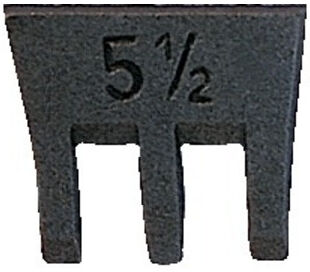 Hammerkeil SFIX Größe 5,5 40mm Steinmetz (25-5.5)