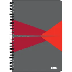 5x Leitz, Heft + Block, Collegeblock Office PP (A5, Liniert, Weicher Einband)