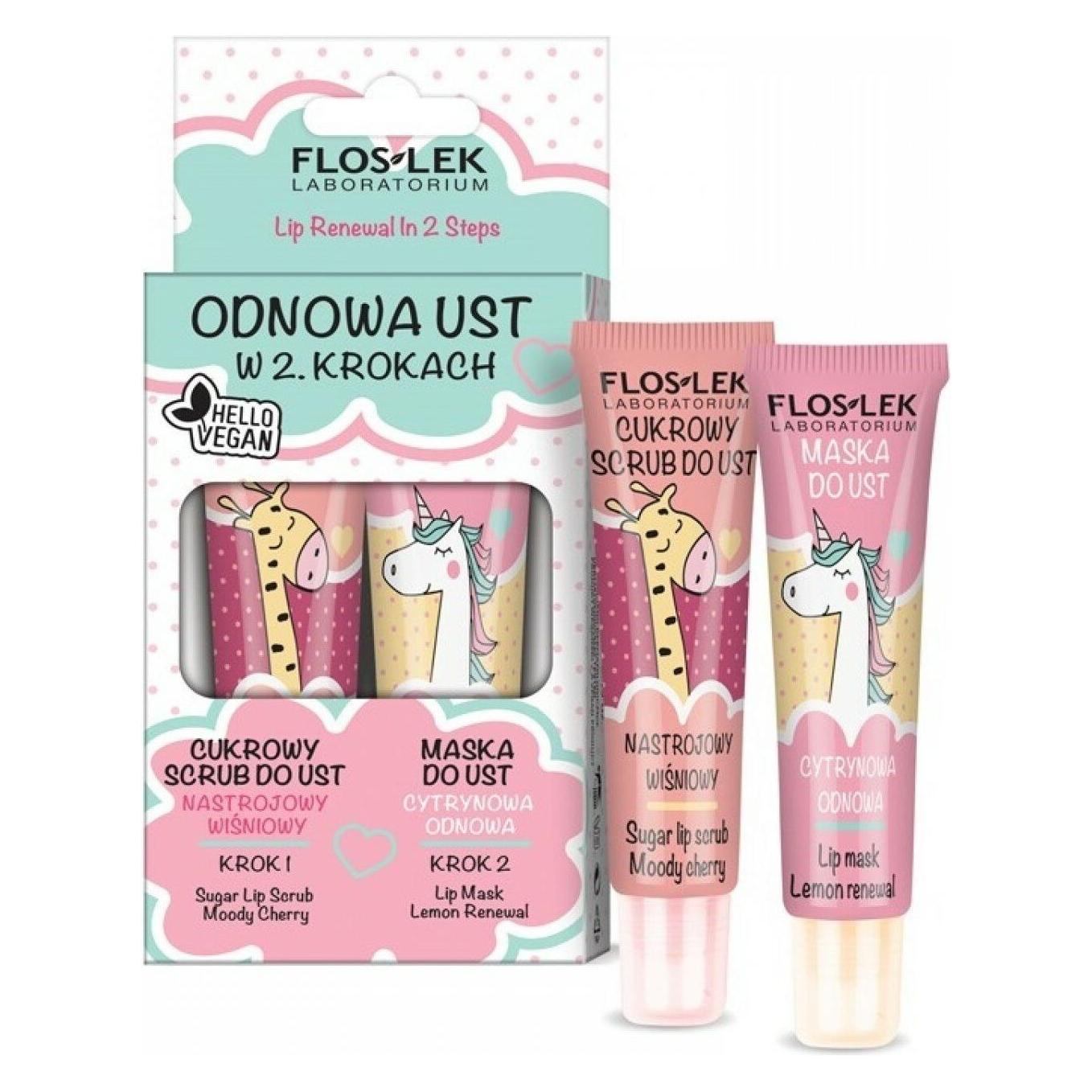 Floslek Vege Lip Care Renewal (Lippenpflege Set, 14 ml) (5905043009681)