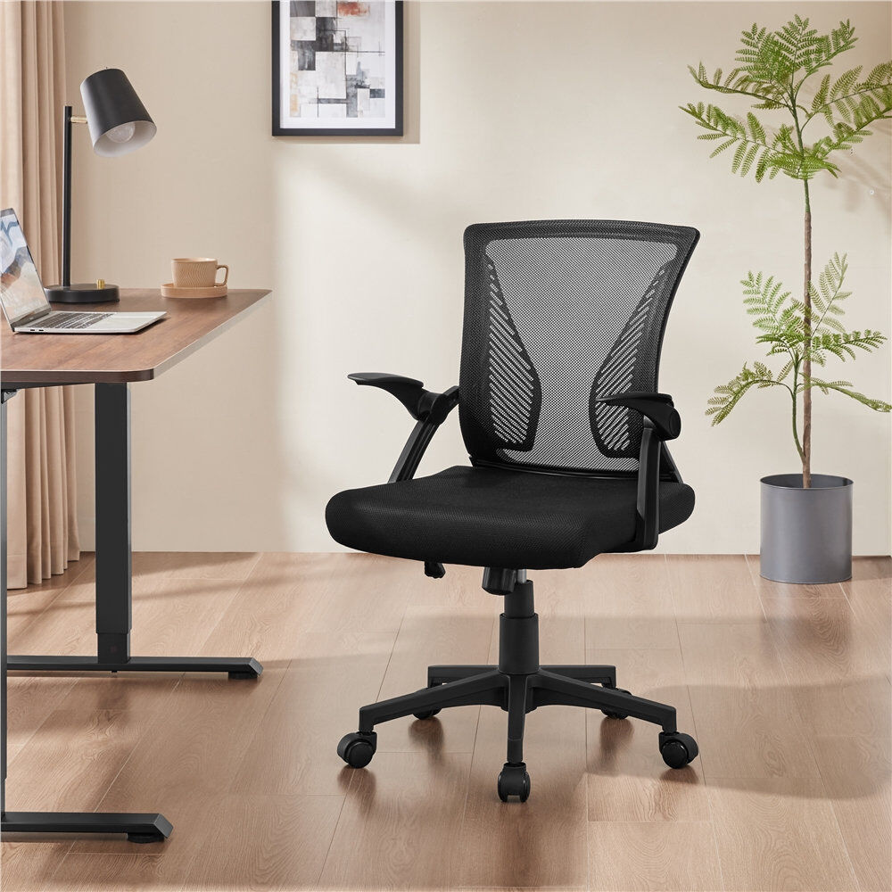 17 Stories Mesh Office Chair Black 60cm W X 60cm D