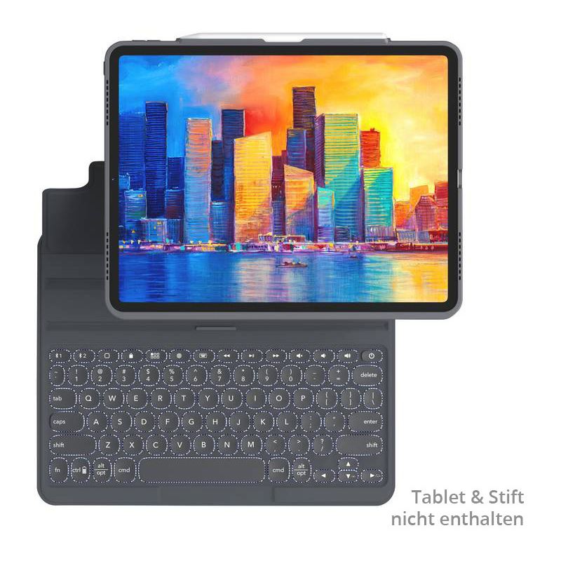 ZAGG Pro Keys Bluetooth-Keyboard für iPad Pro 11" (3./4.Gen) charcoal