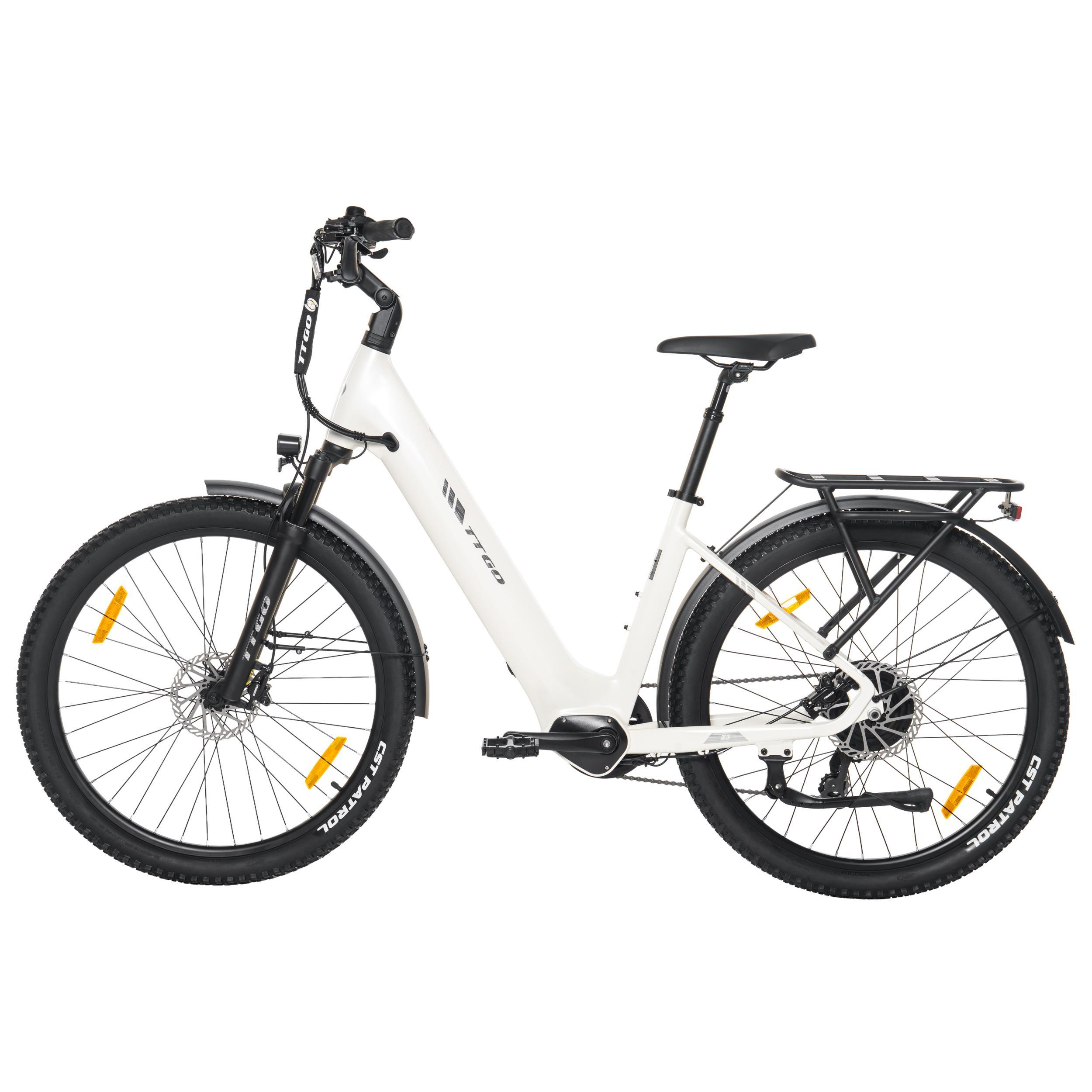 Z3 E Bikes 27,5 Zoll , City E-bBikes 250W, 48V 15Ah Akku, Shimano 7-Gang, Hydraulikbremsen, LCD, 70Nm