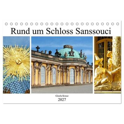 Rund um Schloss Sanssouci (Tischkalender 2027 DIN A5 quer), CALVENDO Monatskalender