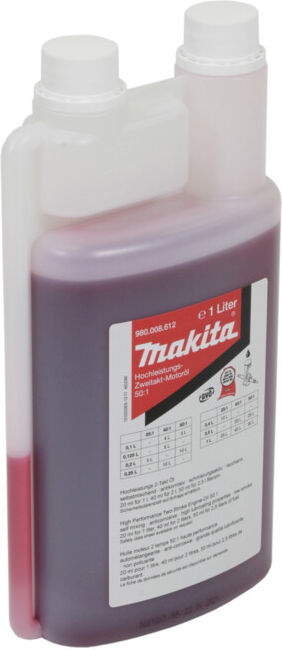 Makita Huile 2 temps 50:1 flacon doseur 1 l (980008612)