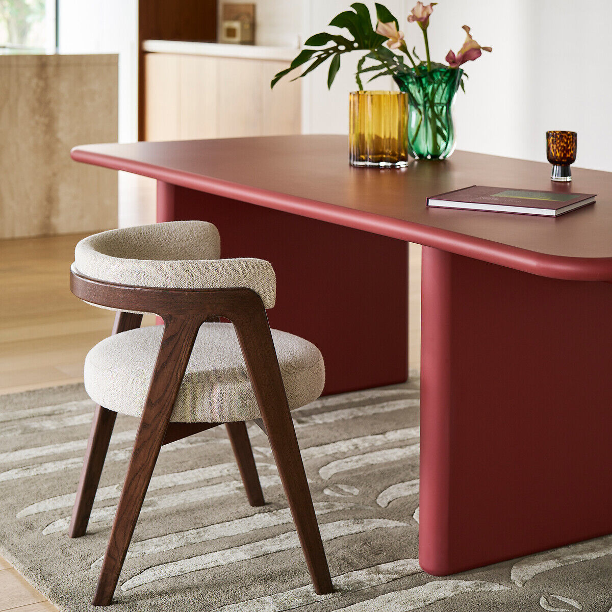 LA REDOUTE INTERIEURS Fauteuil de table vintage, Valentina